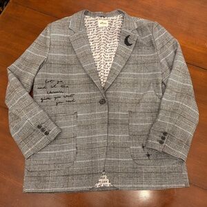 Me369 Embroidered Blazer Size M